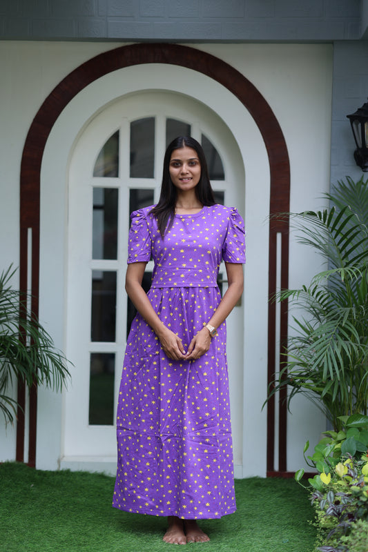 AMBAAL 18- ZIPLESS FEEDING MATERNITY WEAR FULL LENGTH