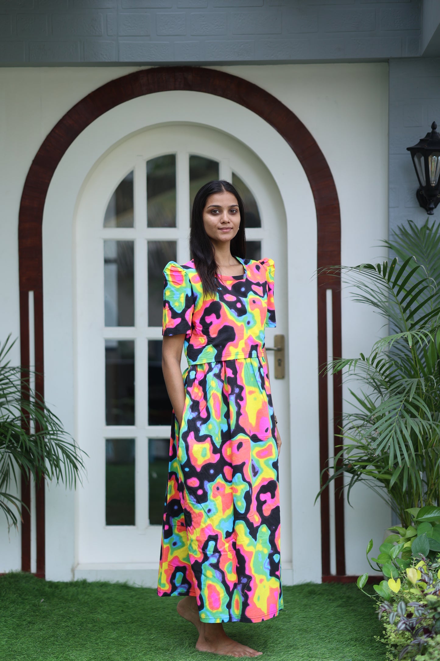 AMBAAL 20- ZIPLESS FEEDING MATERNITY WEAR FULL LENGTH