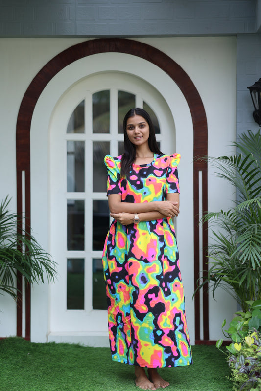 AMBAAL 20- ZIPLESS FEEDING MATERNITY WEAR FULL LENGTH