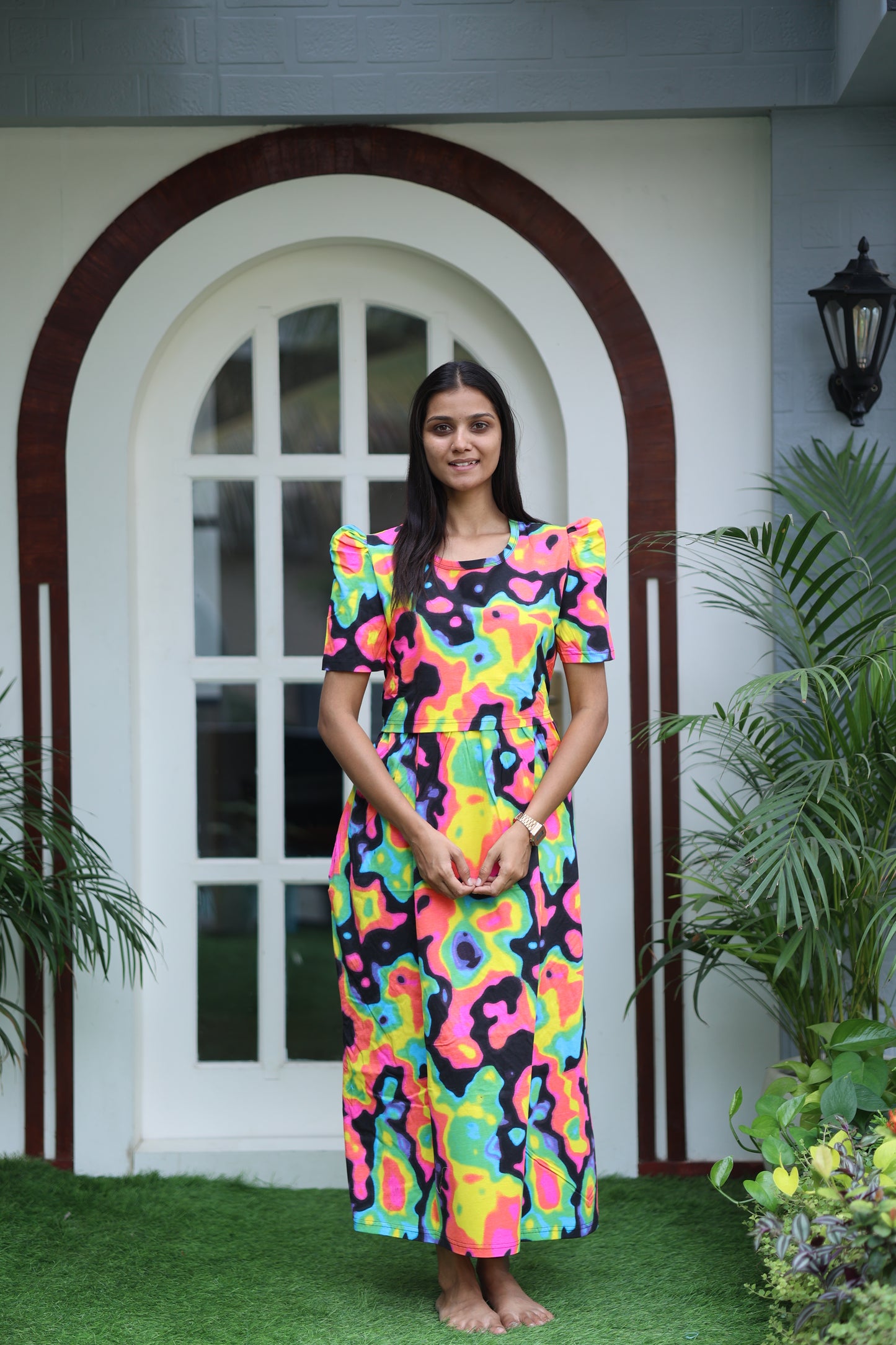 AMBAAL 20- ZIPLESS FEEDING MATERNITY WEAR FULL LENGTH