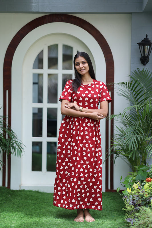 AMBAAL 21- ZIPLESS FEEDING MATERNITY WEAR FULL LENGTH