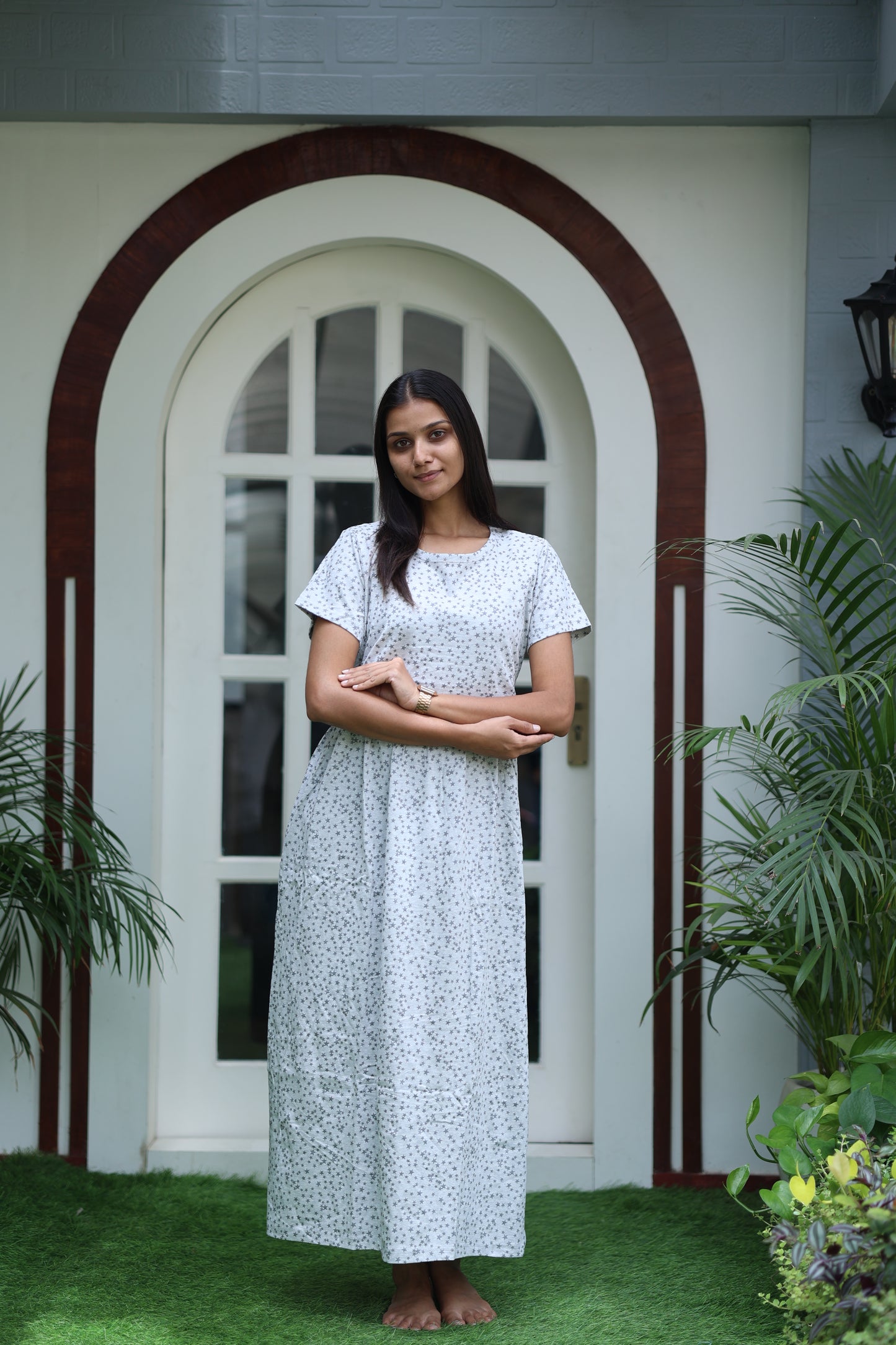 AMBAAL 22- ZIPLESS FEEDING MATERNITY WEAR FULL LENGTH