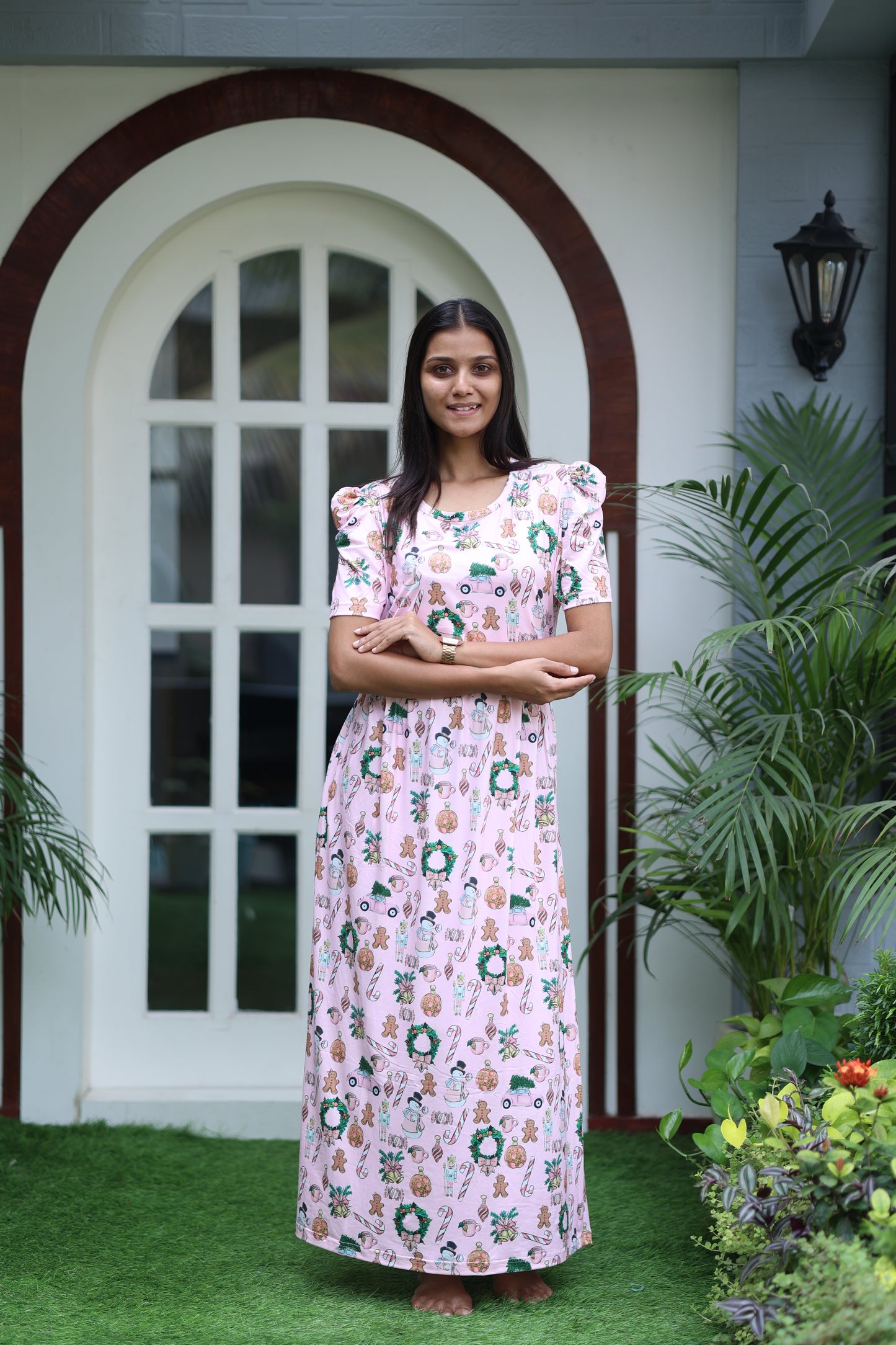 AMBAAL 23- ZIPLESS FEEDING MATERNITY WEAR FULL LENGTH
