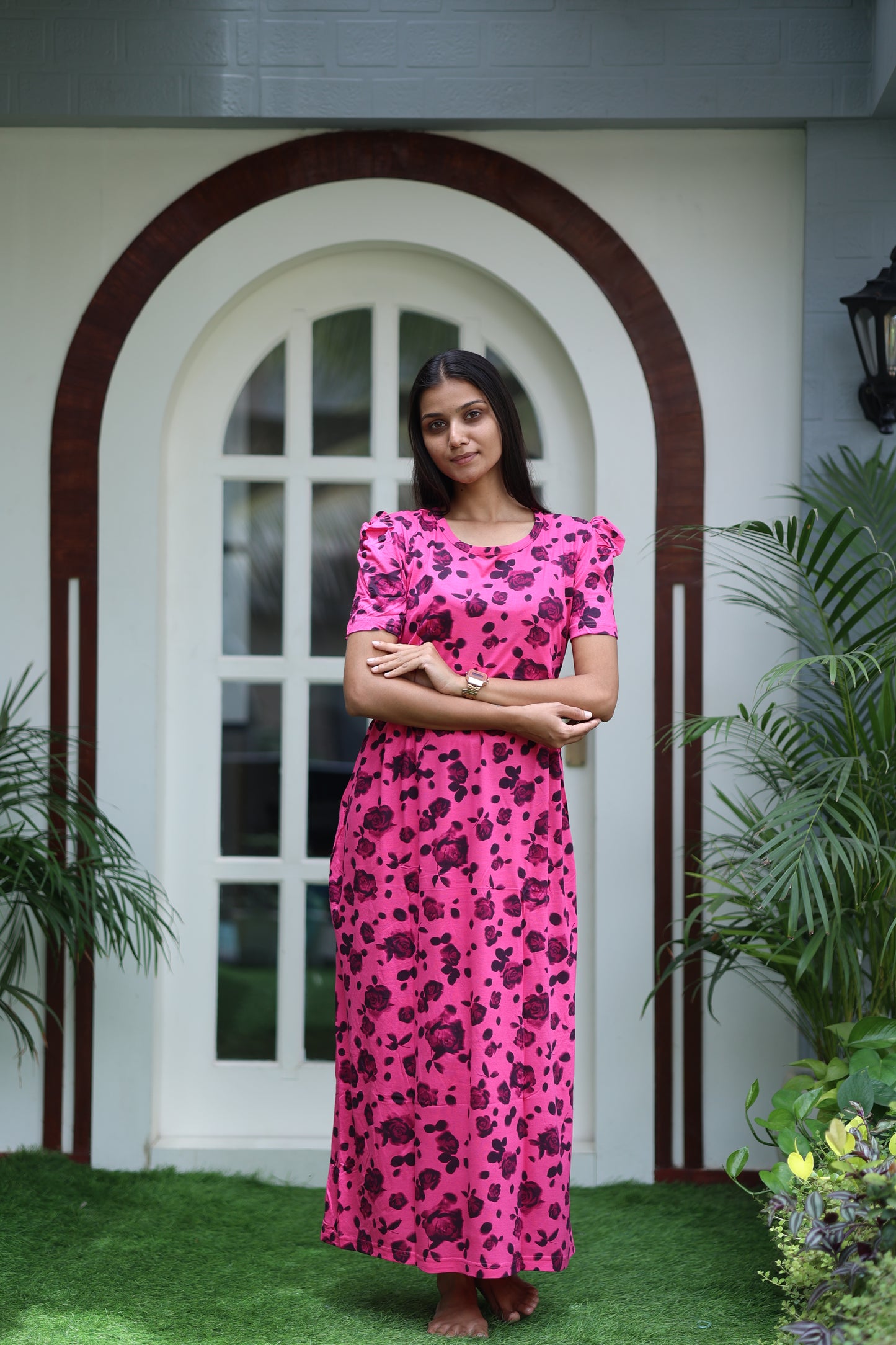 AMBAAL 24- ZIPLESS FEEDING MATERNITY WEAR FULL LENGTH