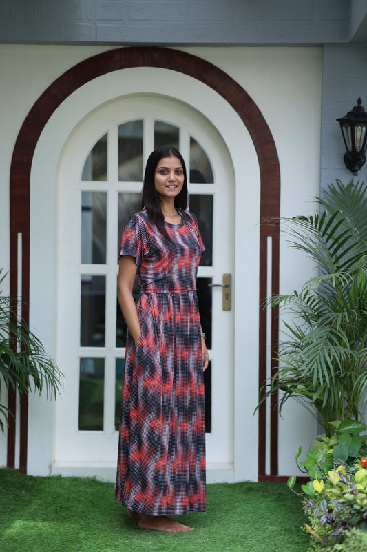 AMBAAL 28- ZIPLESS FEEDING MATERNITY WEAR FULL LENGTH