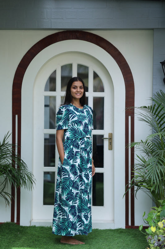 AMBAAL 29- ZIPLESS FEEDING MATERNITY WEAR FULL LENGTH