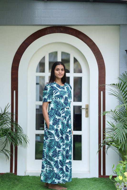 AMBAAL 29- ZIPLESS FEEDING MATERNITY WEAR FULL LENGTH