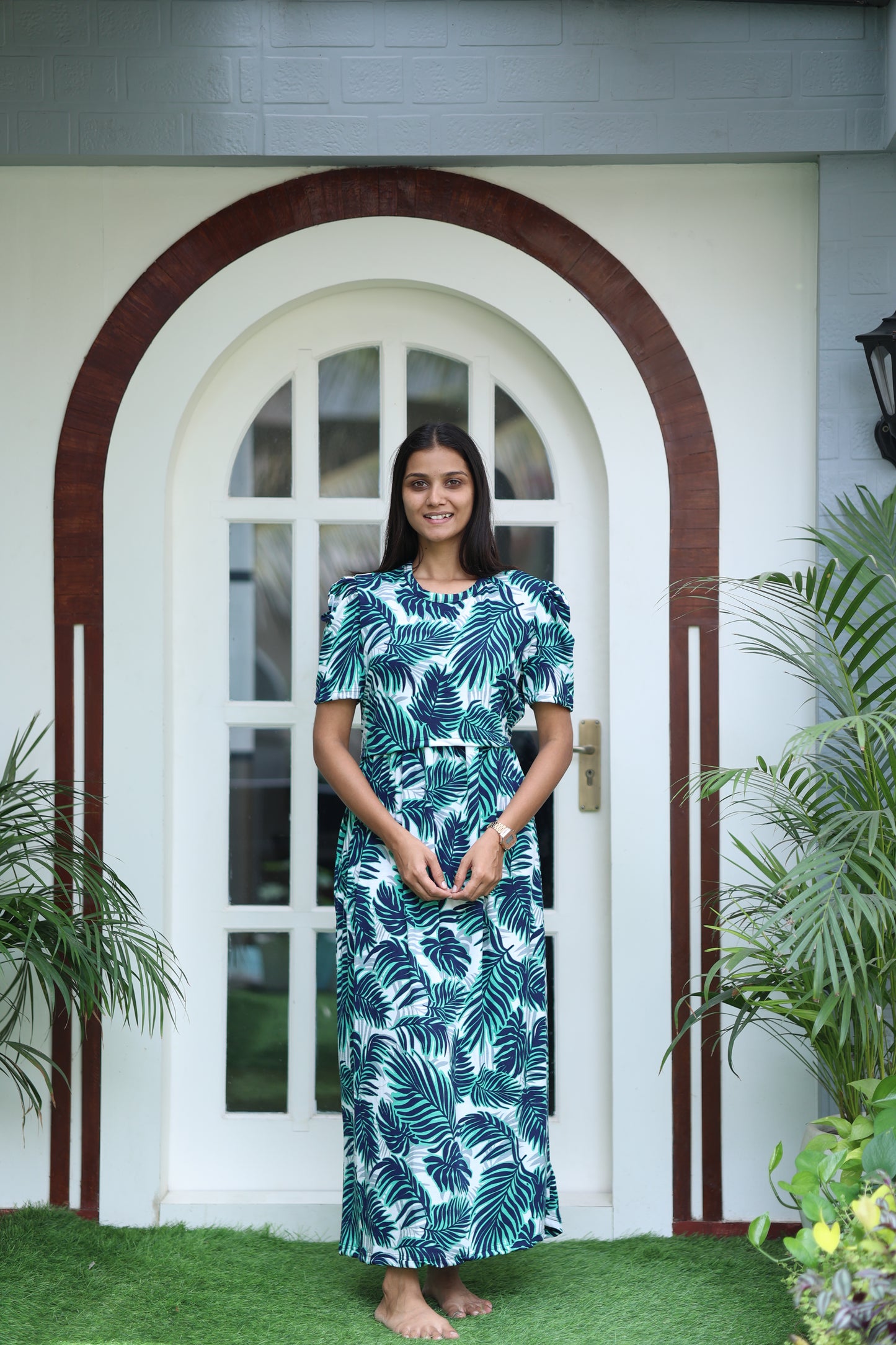 AMBAAL 29- ZIPLESS FEEDING MATERNITY WEAR FULL LENGTH