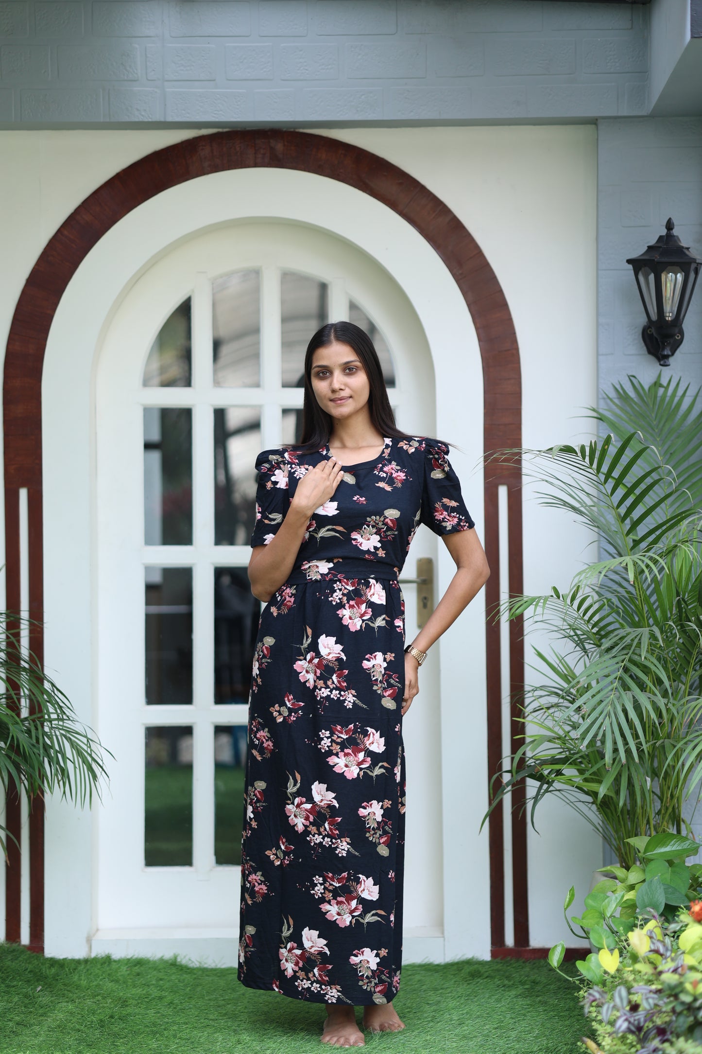 AMBAAL 31- ZIPLESS FEEDING MATERNITY WEAR FULL LENGTH