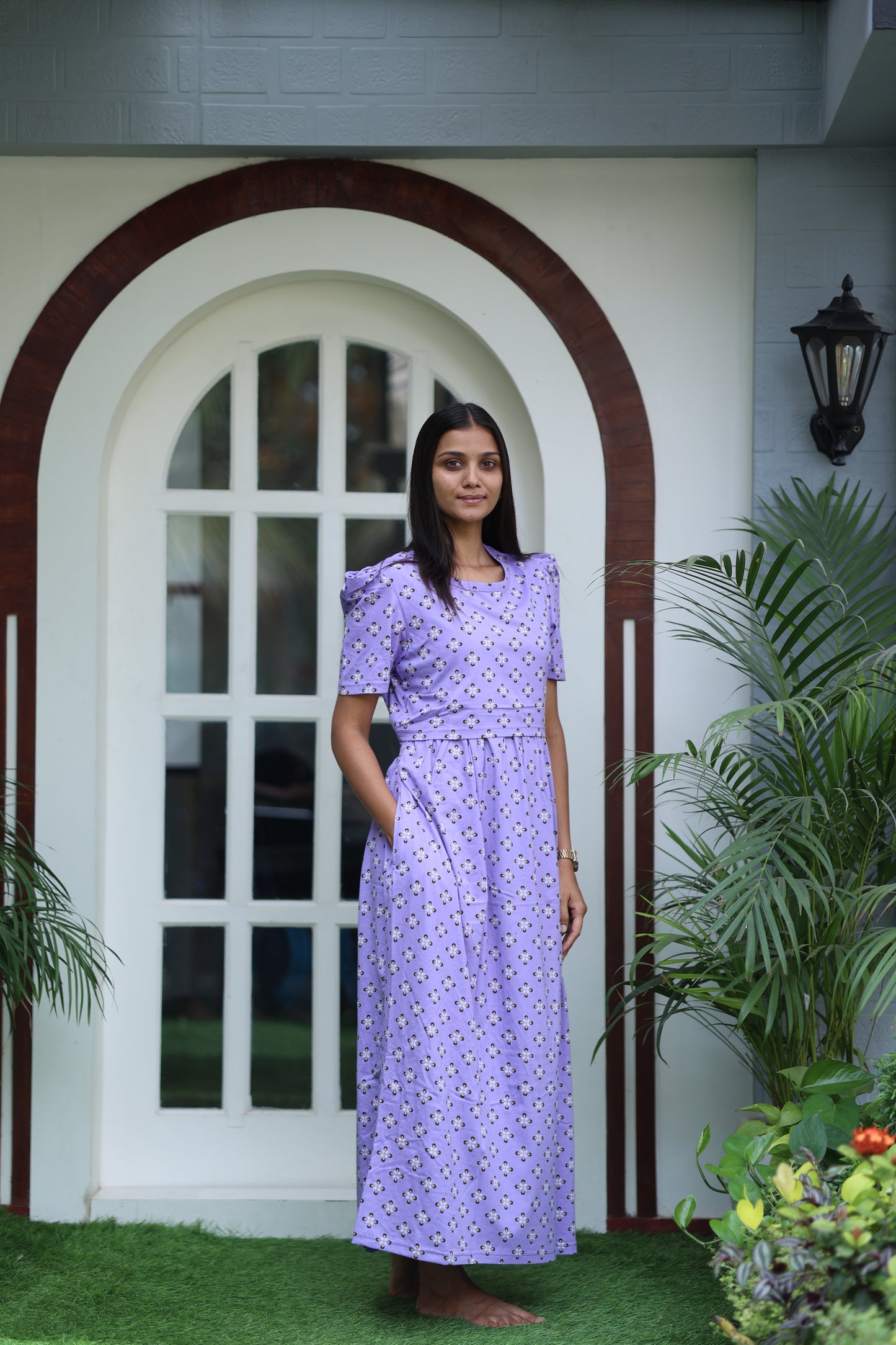AMBAAL 32- ZIPLESS FEEDING MATERNITY WEAR FULL LENGTH
