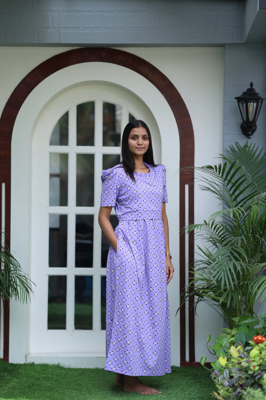 AMBAAL 32- ZIPLESS FEEDING MATERNITY WEAR FULL LENGTH