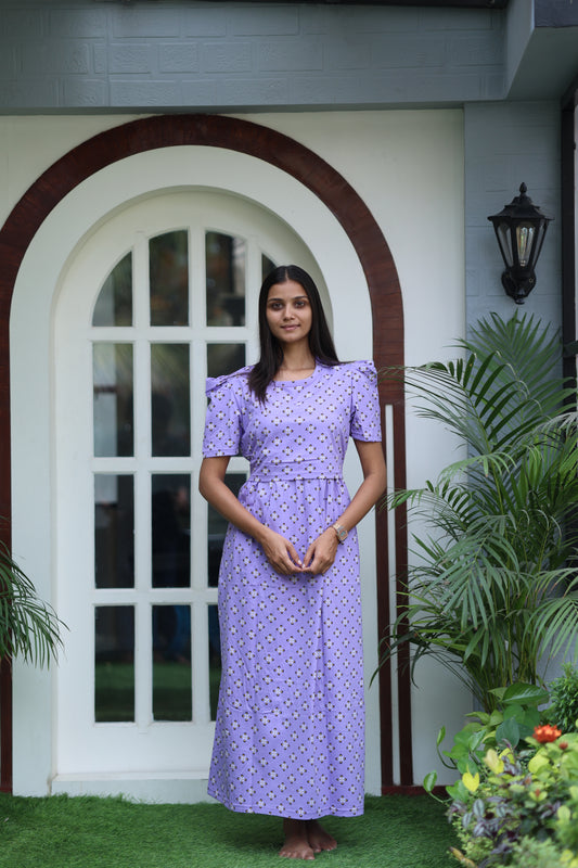 AMBAAL 32- ZIPLESS FEEDING MATERNITY WEAR FULL LENGTH