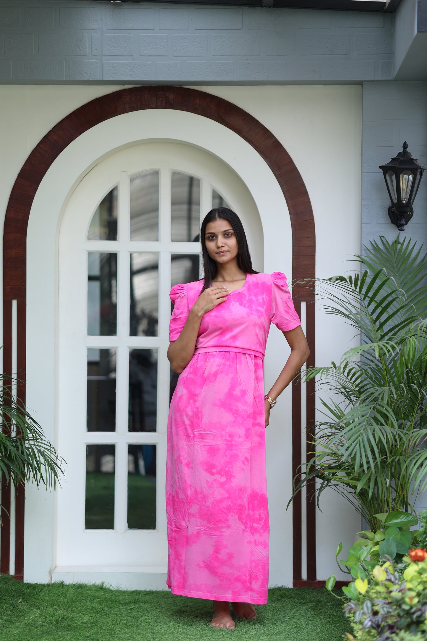 AMBAAL 33- ZIPLESS FEEDING MATERNITY WEAR FULL LENGTH