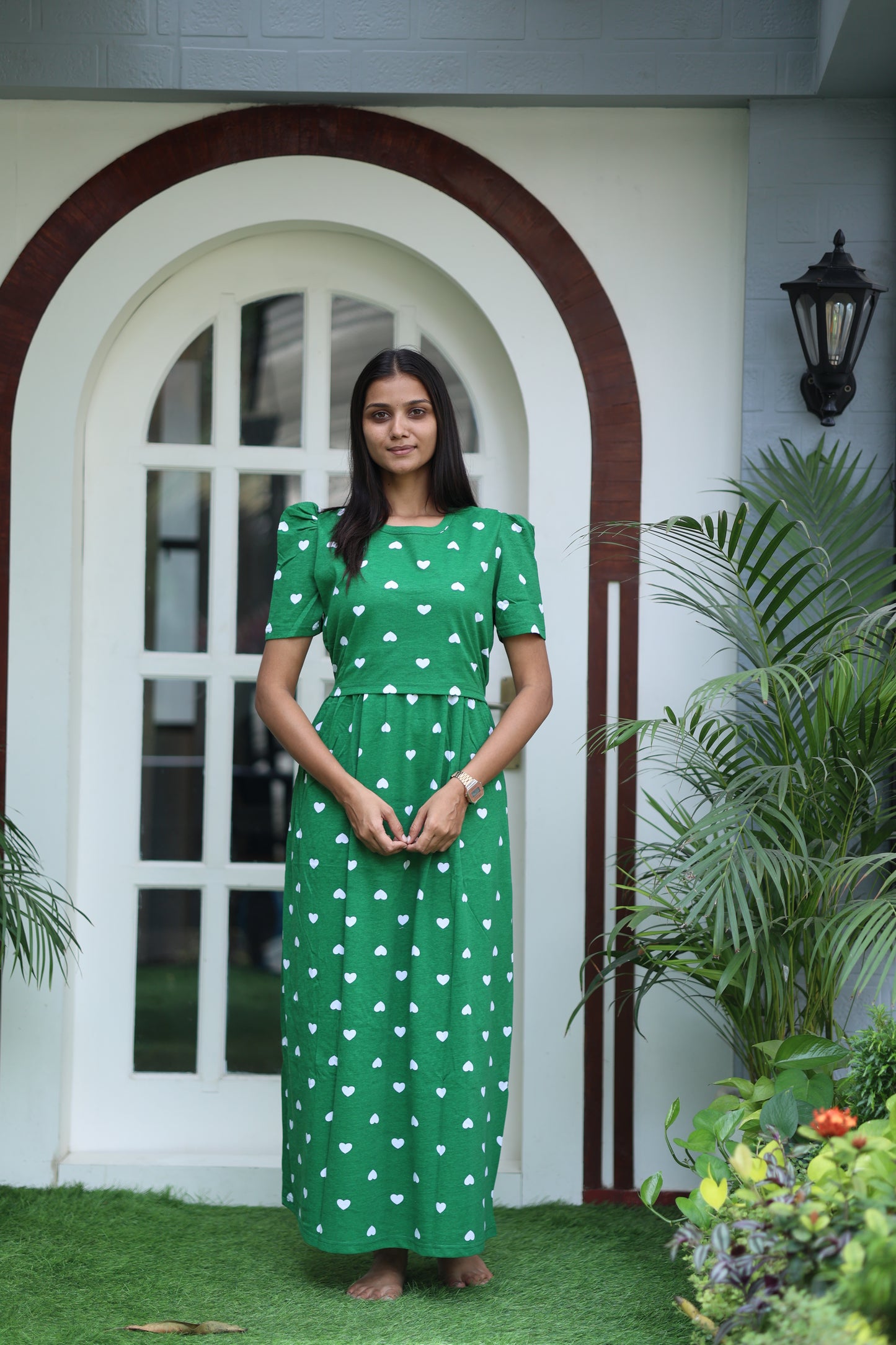 AMBAAL 36- ZIPLESS FEEDING MATERNITY WEAR FULL LENGTH