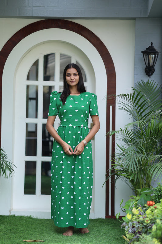 AMBAAL 36- ZIPLESS FEEDING MATERNITY WEAR FULL LENGTH