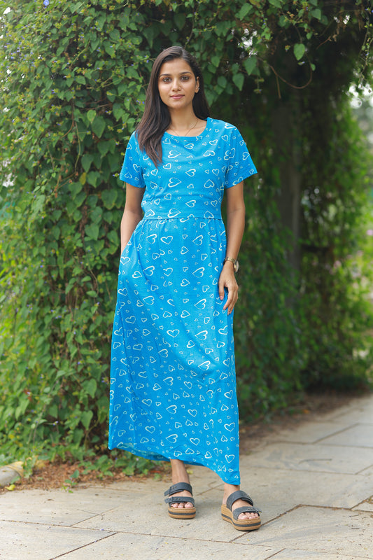 LOTUS 1 - ZIPLESS FEEDING MATERNITY WEAR FULL LENGTH