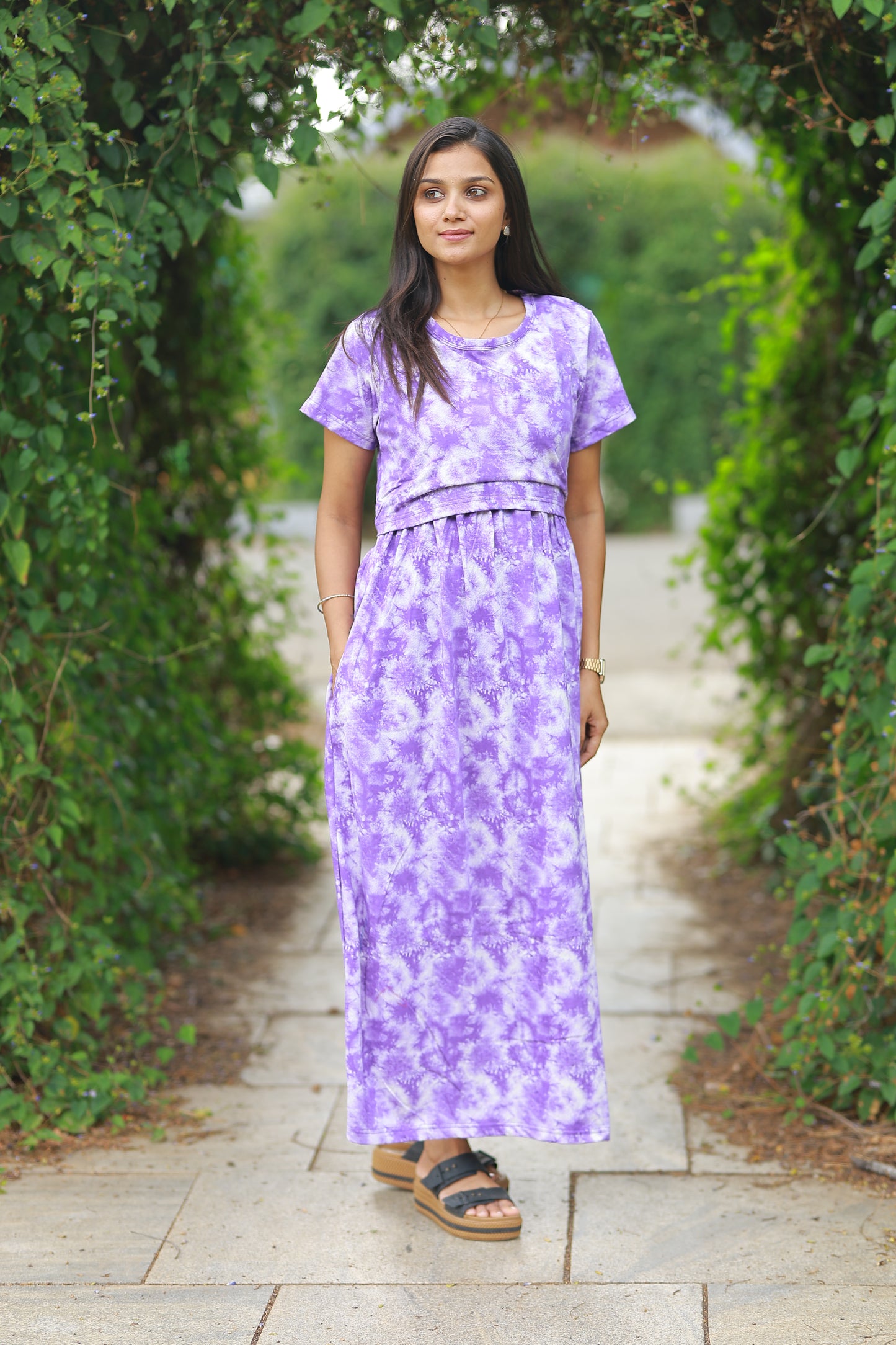 LOTUS 2 - ZIPLESS FEEDING MATERNITY WEAR FULL LENGTH