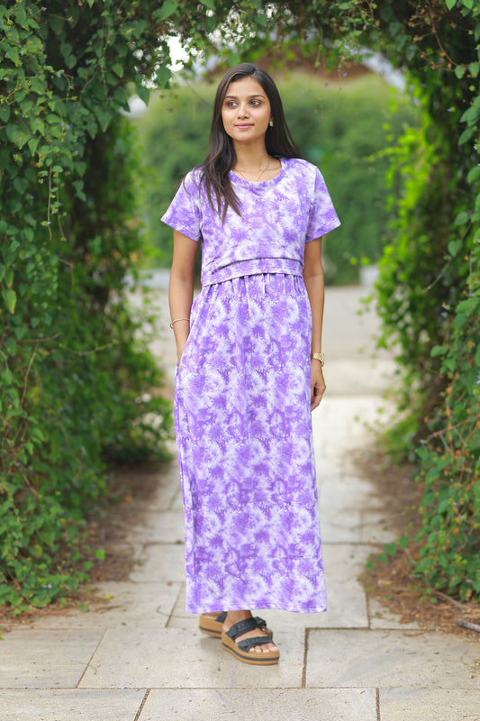 LOTUS 2 - ZIPLESS FEEDING MATERNITY WEAR FULL LENGTH