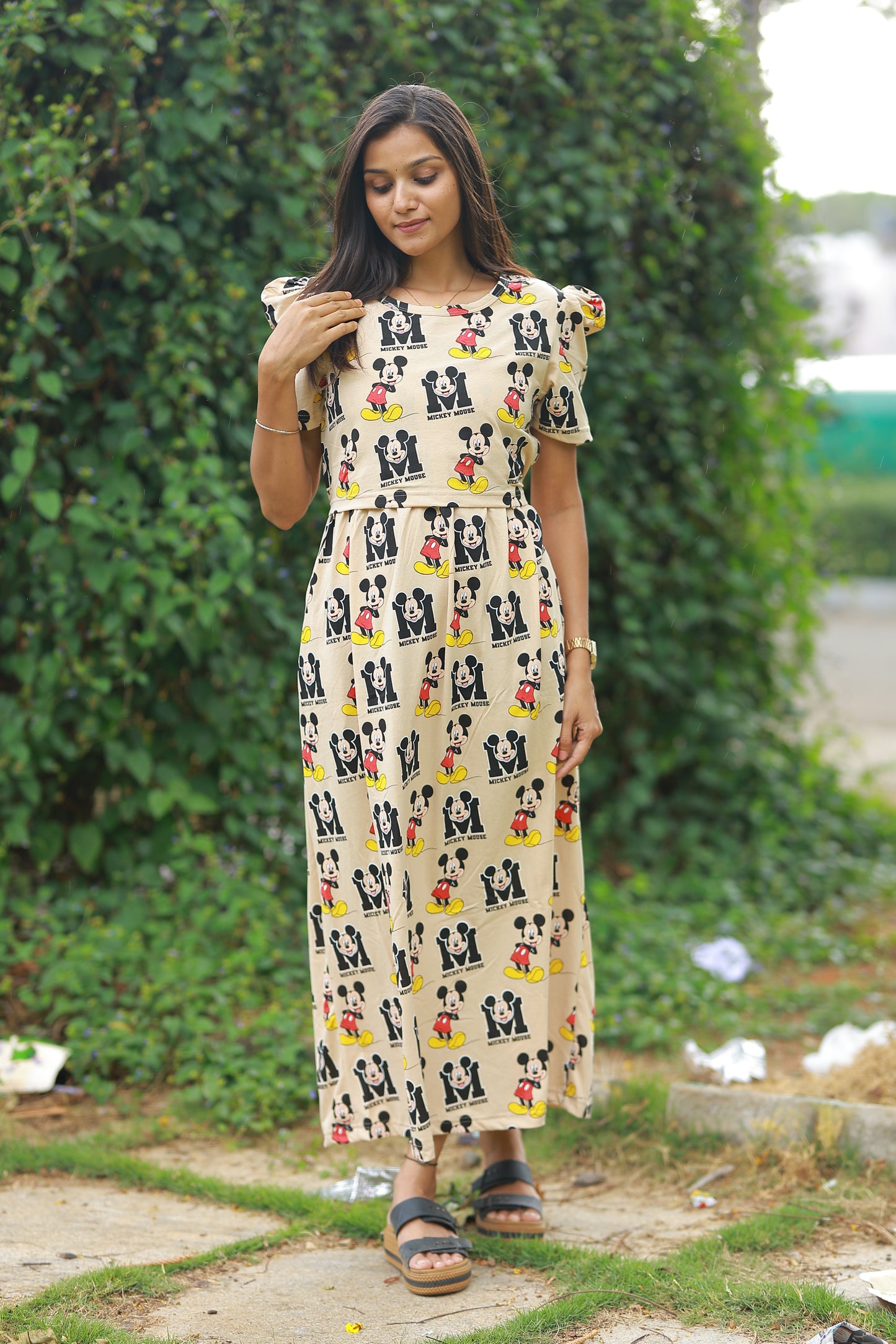 LOTUS 3 - ZIPLESS FEEDING MATERNITY WEAR FULL LENGTH