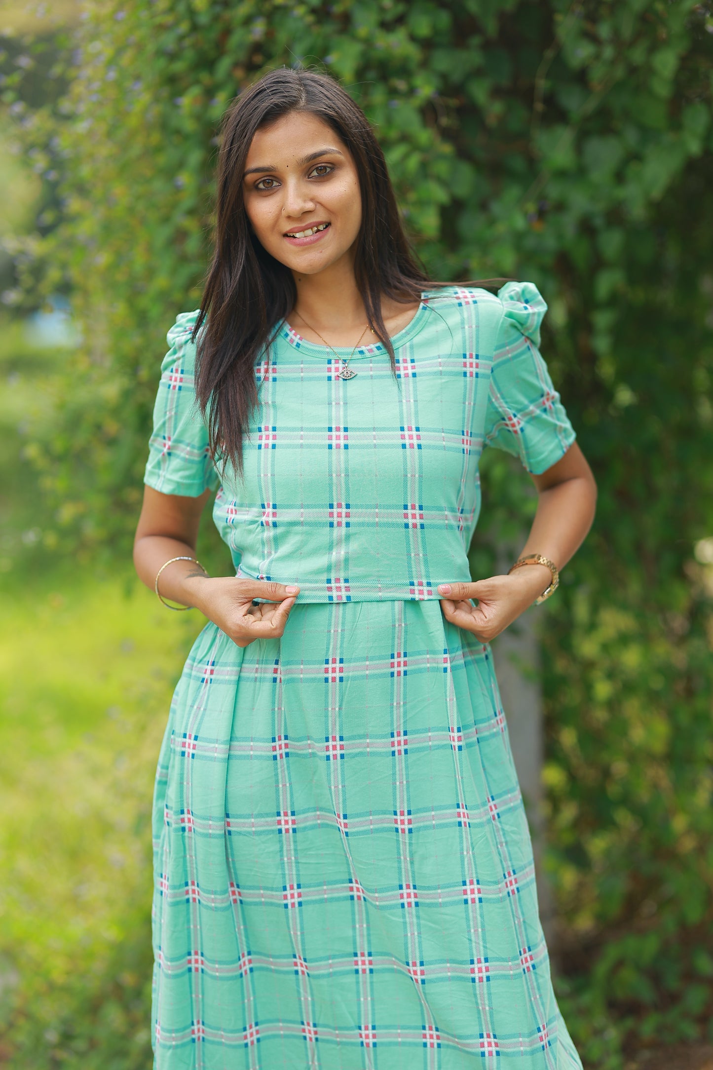 LOTUS 9 - ZIPLESS FEEDING MATERNITY WEAR FULL LENGTH