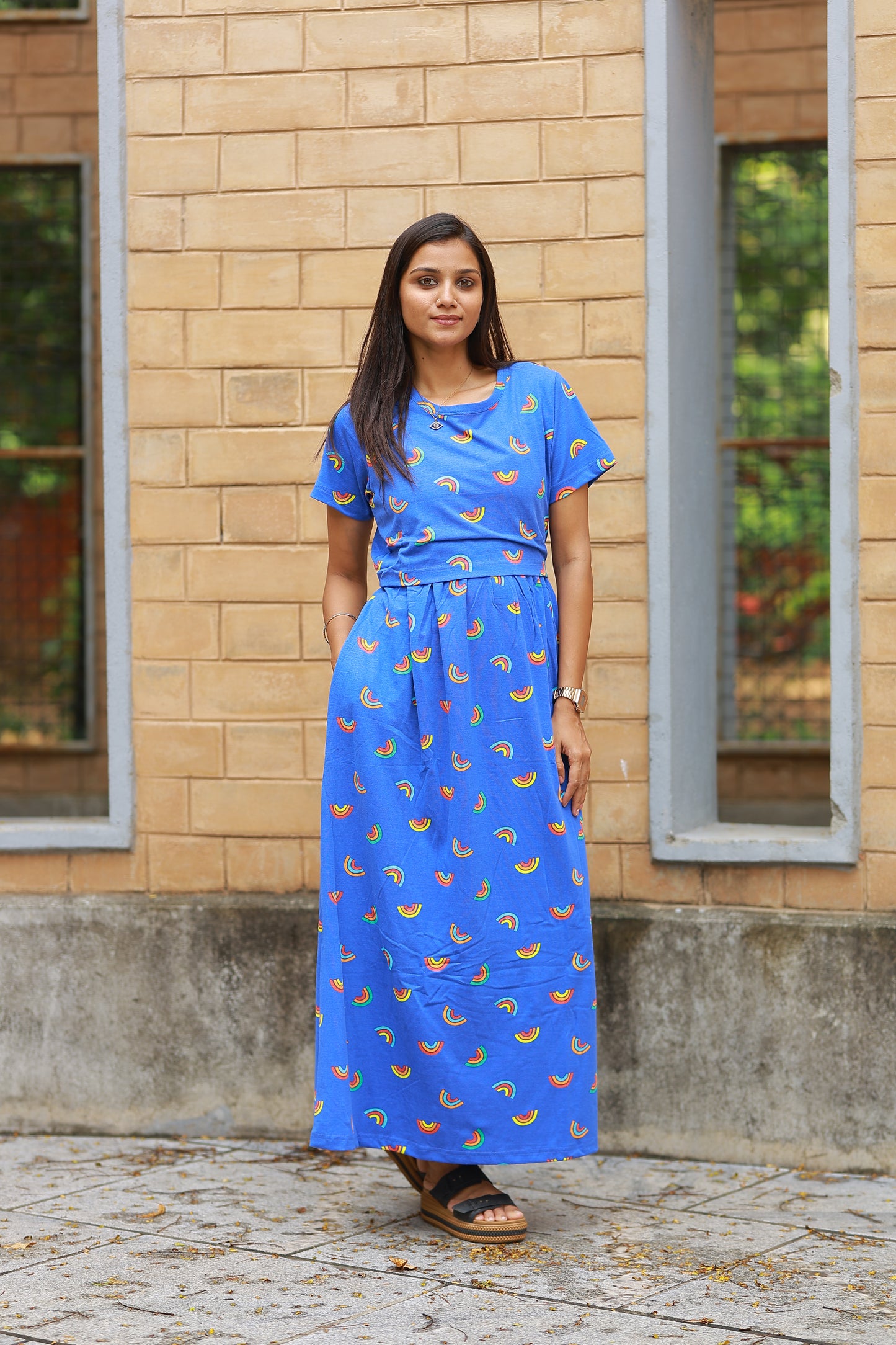 LOTUS 12 - ZIPLESS FEEDING MATERNITY WEAR FULL LENGTH