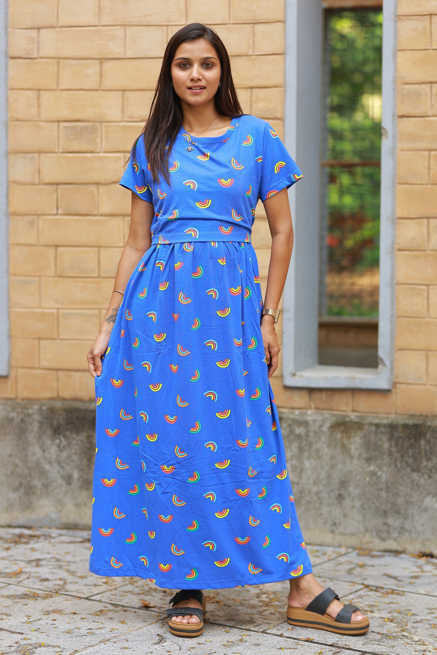 LOTUS 12 - ZIPLESS FEEDING MATERNITY WEAR FULL LENGTH