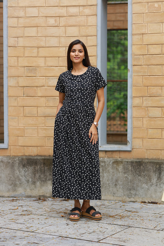 LOTUS 14 - ZIPLESS FEEDING MATERNITY WEAR FULL LENGTH