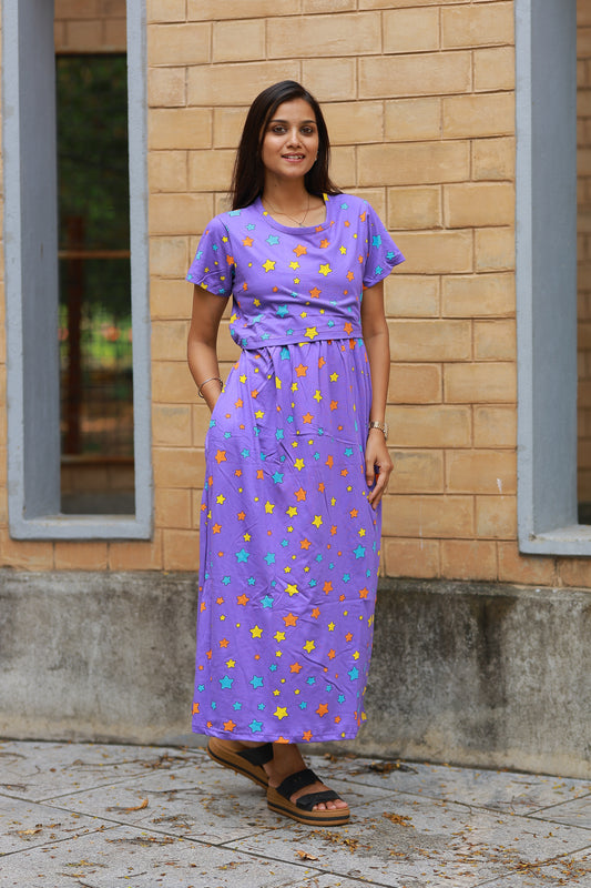 LOTUS 15- ZIPLESS FEEDING MATERNITY WEAR FULL LENGTH