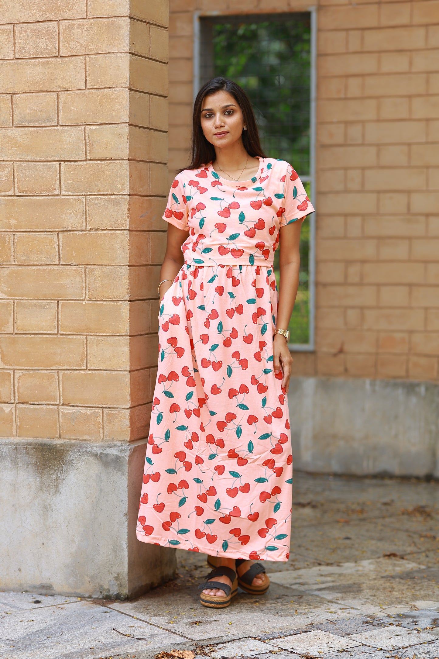 LOTUS 16 - ZIPLESS FEEDING MATERNITY WEAR FULL LENGTH
