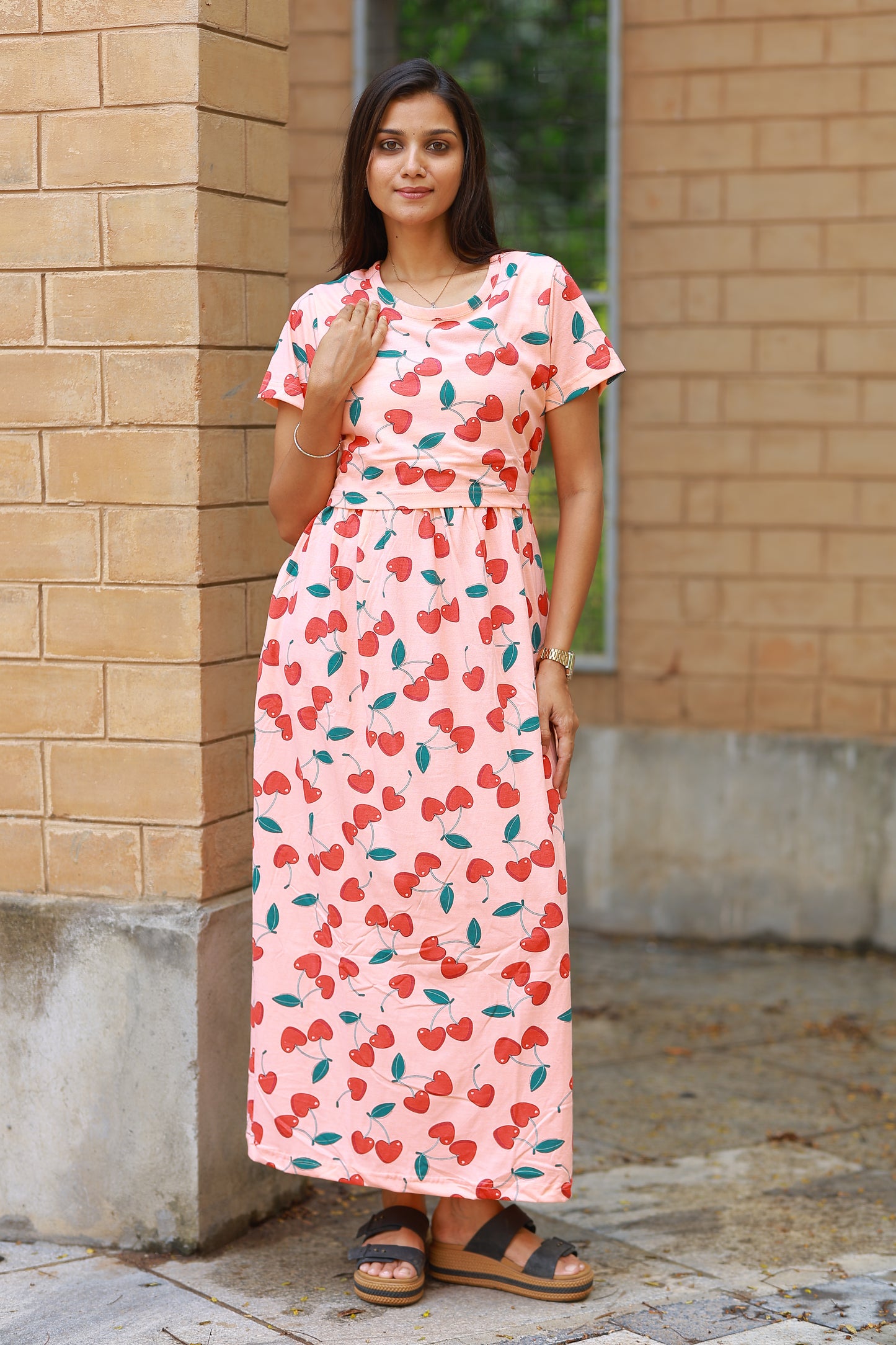 LOTUS 16 - ZIPLESS FEEDING MATERNITY WEAR FULL LENGTH