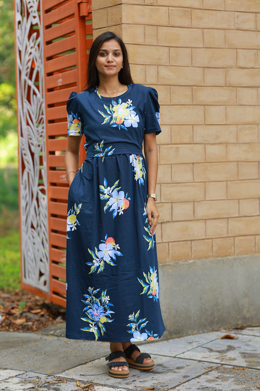 LOTUS 18 - ZIPLESS FEEDING MATERNITY WEAR FULL LENGTH