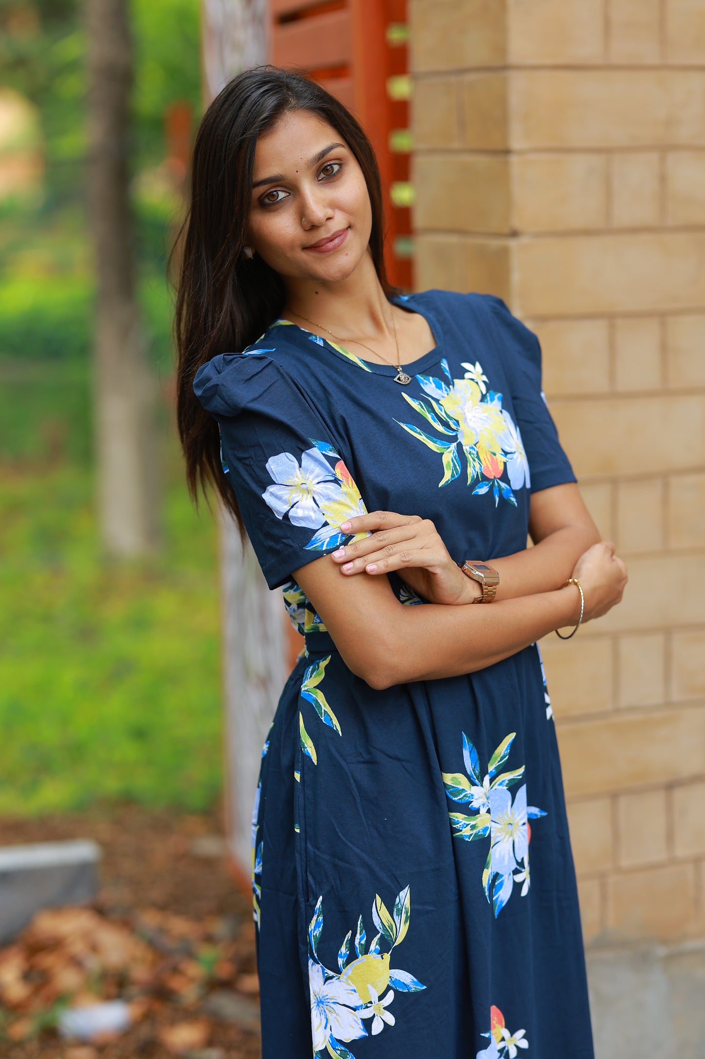LOTUS 18 - ZIPLESS FEEDING MATERNITY WEAR FULL LENGTH