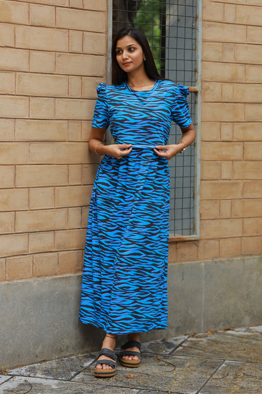 LOTUS 19 - ZIPLESS FEEDING MATERNITY WEAR FULL LENGTH