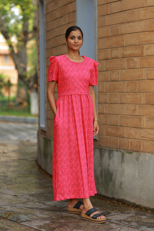 LOTUS 22 - ZIPLESS FEEDING MATERNITY WEAR FULL LENGTH