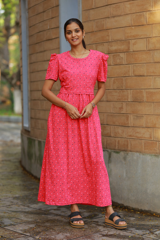 LOTUS 22 - ZIPLESS FEEDING MATERNITY WEAR FULL LENGTH