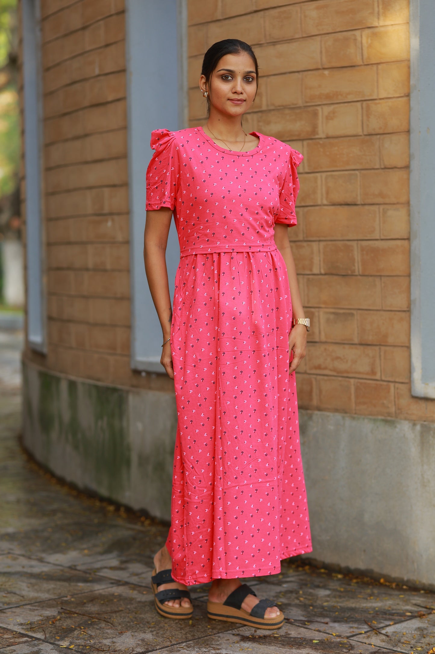LOTUS 22 - ZIPLESS FEEDING MATERNITY WEAR FULL LENGTH