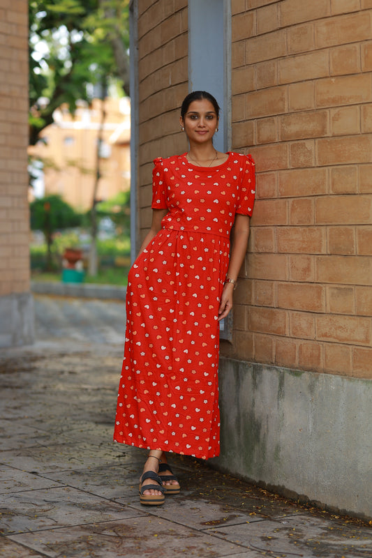 LOTUS 26 - ZIPLESS FEEDING MATERNITY WEAR FULL LENGTH