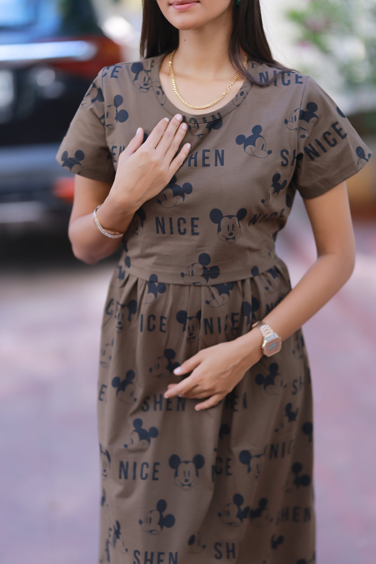 AMBAAL 41- ZIPLESS FEEDING MATERNITY WEAR FULL LENGTH