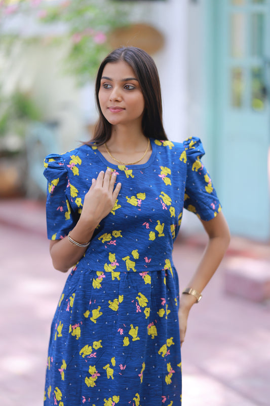 AMBAAL 46- ZIPLESS FEEDING MATERNITY WEAR FULL LENGTH