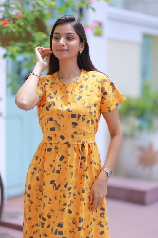 AMBAAL 48- ZIPLESS FEEDING MATERNITY WEAR FULL LENGTH
