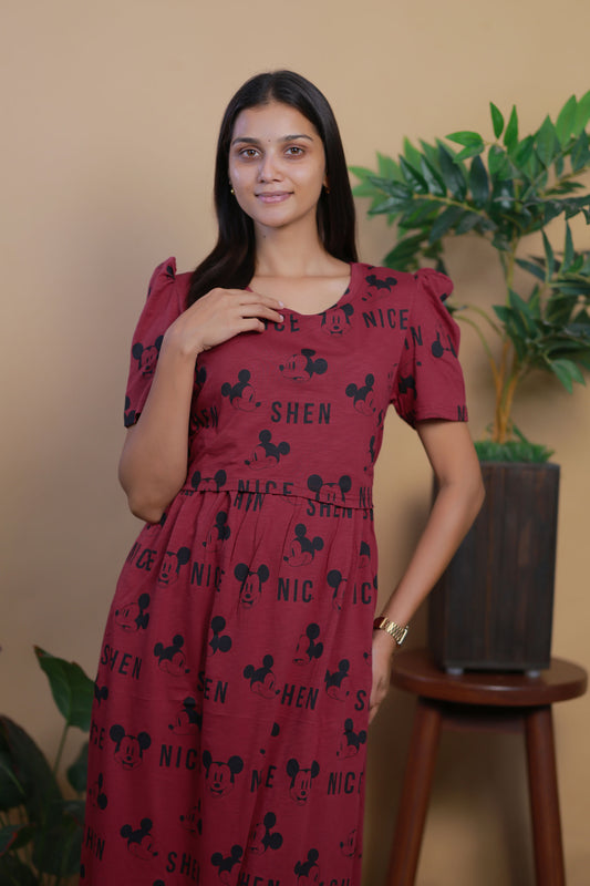 AMBAAL 4 - ZIPLESS FEEDING MATERNITY WEAR FULL LENGTH
