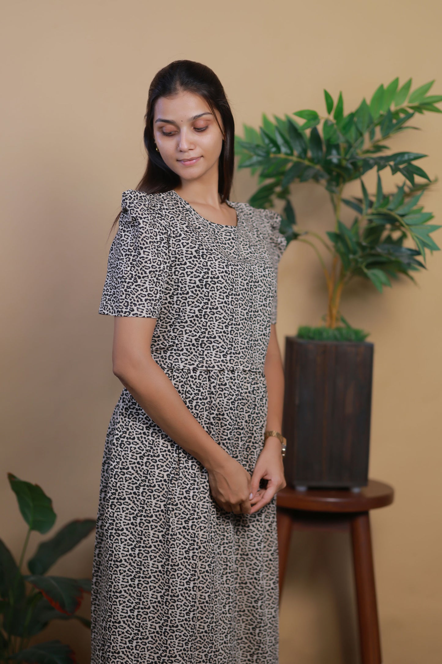 AMBAAL 6- ZIPLESS FEEDING MATERNITY WEAR FULL LENGTH