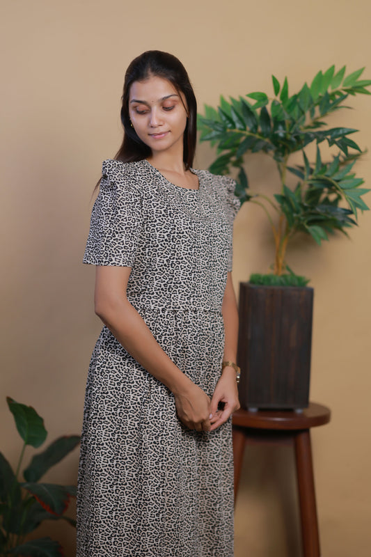 AMBAAL 6- ZIPLESS FEEDING MATERNITY WEAR FULL LENGTH