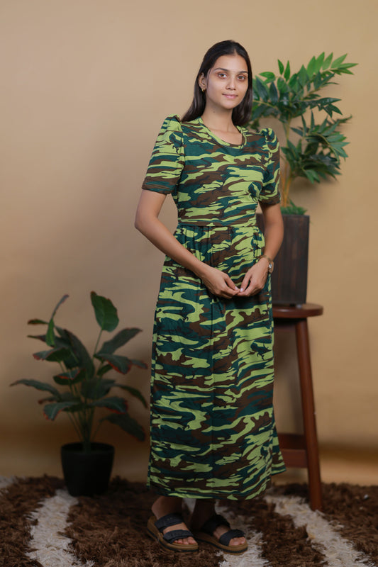 AMBAAL 13- ZIPLESS FEEDING MATERNITY WEAR FULL LENGTH