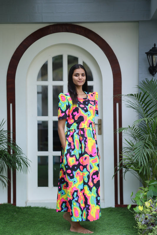 AMBAAL 20- ZIPLESS FEEDING MATERNITY WEAR FULL LENGTH