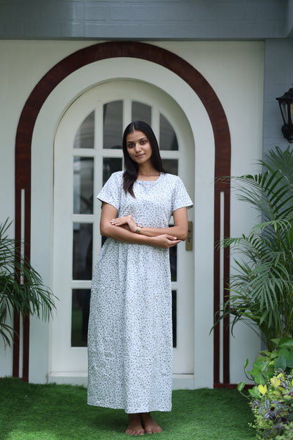 AMBAAL 22- ZIPLESS FEEDING MATERNITY WEAR FULL LENGTH