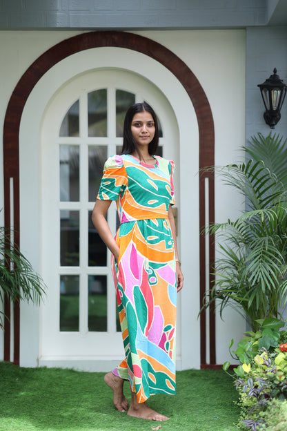 AMBAAL 25- ZIPLESS FEEDING MATERNITY WEAR FULL LENGTH