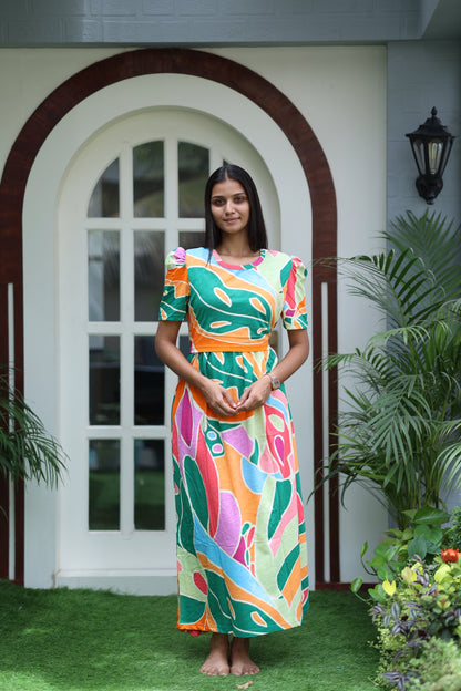 AMBAAL 25- ZIPLESS FEEDING MATERNITY WEAR FULL LENGTH