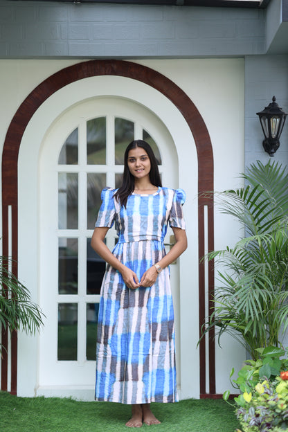 AMBAAL 34- ZIPLESS FEEDING MATERNITY WEAR FULL LENGTH