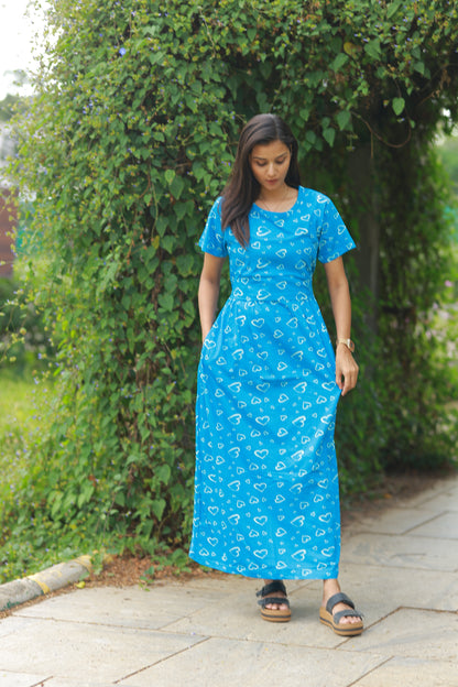 LOTUS 1 - ZIPLESS FEEDING MATERNITY WEAR FULL LENGTH